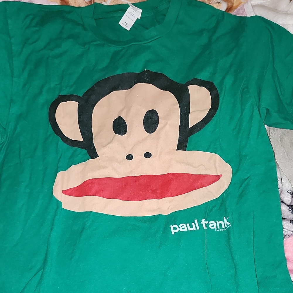 Paul Frank Green Tee with Monkey Design